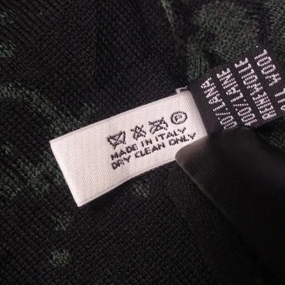 Dior monogram black and grey scarf